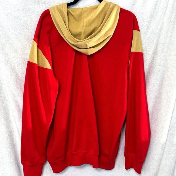 NFL San Francisco 49ers Zip Up Hoodie Jacket Size XL Football Sweatshirt - Picture 3 of 5